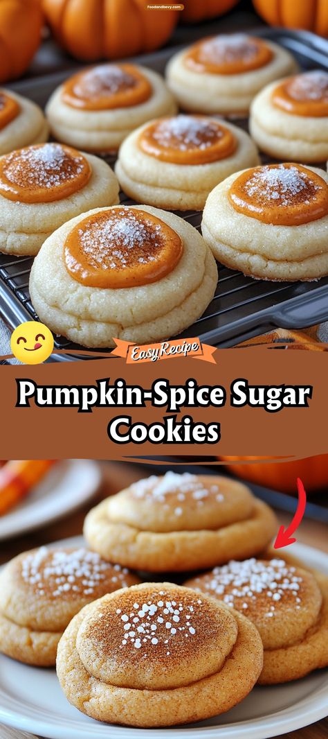 Celebrate the season with Pumpkin-Spice Sugar Cookies, a delightful twist on a traditional favorite. Infused with a rich blend of pumpkin and aromatic spices, these cookies are soft, tender, and perfect for pairing with a hot cup of cider. Decorate them with festive icing for a fun, seasonal activity with the family. #PumpkinSpiceCookies #SugarCookies #AutumnBaking Pumpkin Spice Sugar Cookies Recipe, Pumpkin Spice Sugar Cookies, Spice Sugar Cookies, Harvest Dinner, Seasonal Baking, Comfort Casseroles, Pumpkin Spice Cookies, Chewy Cookies, Autumn Recipes