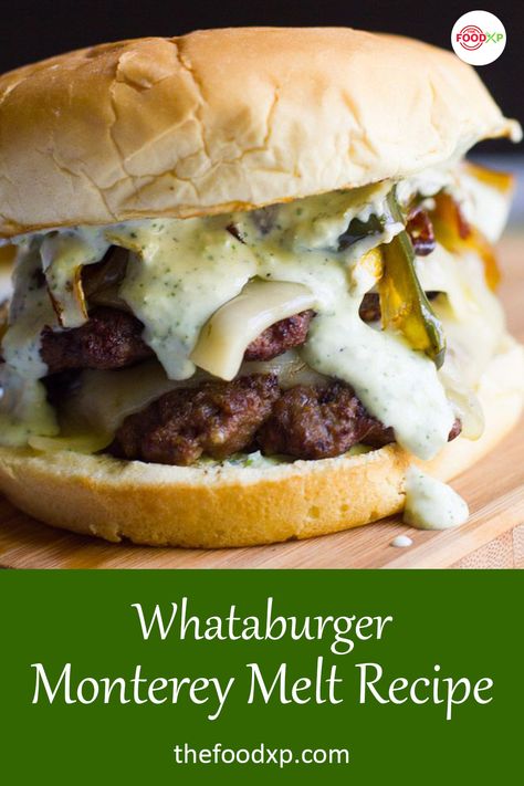 Whataburger Copycat Recipes, Whataburger Recipe Copycat, Wahlburgers Sauce, Copycat Smashburger, Hamburger Board, Whataburger Recipe, Wahlburgers Recipes, Copycat Whataburger Patty Melt, Whataburger Patty Melt