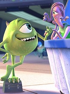 "Flirtatious" Mike Wazowski Monsters Inc University, Mike From Monsters Inc, Disney Monsters, Mike Wazowski, Monster University, Pixar Movies, Disney Couples, Monsters Inc, Little Monsters