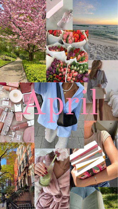 #moodboard #april #aesthetic #collage #inspo #spring #sunset #flowers #outfits #women April Aesthetic Month, April Collage, May Mood Board, April Mood Board, Spring Collage, April Aesthetic, April Wallpaper, Spring Sunset, Sunset Flowers