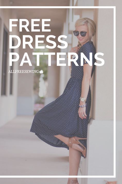 Sew many free dress patterns, I don't know where to start! Diy Dress Pattern, Vintage Sewing Patterns Free, Robe Diy, Diy Sy, Book Fashion, Dress Sewing Tutorials, Free Dress, Mode Tips, Dress Patterns Free