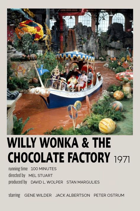 Willy Wonka & The Chocolate Factory Minimalist Movie Poster 🍫 Willy Wonka Movie, Easter Movies, Wonka Chocolate Factory, Perfect Movie Night, Wonka Chocolate, Movie Collage, Movie Card, Minimalist Movie Poster, Film Posters Vintage