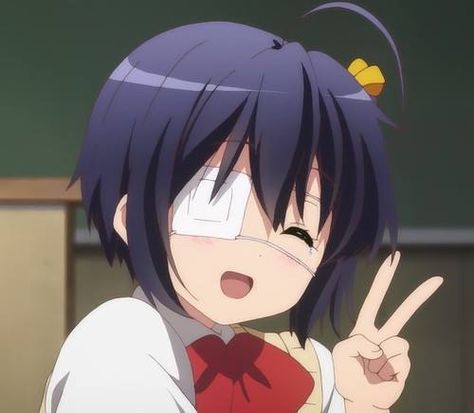 Rikka Takanashi - Chuunibyou Demo Koi ga Shitai Rikka Takanashi, An Anime, Red, Anime, White