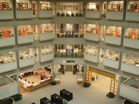 Scott Library York University - also where I worked York University Toronto, Toronto Library, Institutional Architecture, David Adjaye, Irish Architecture, Aesthetic Types, Straight A, John Pawson, Irish Design