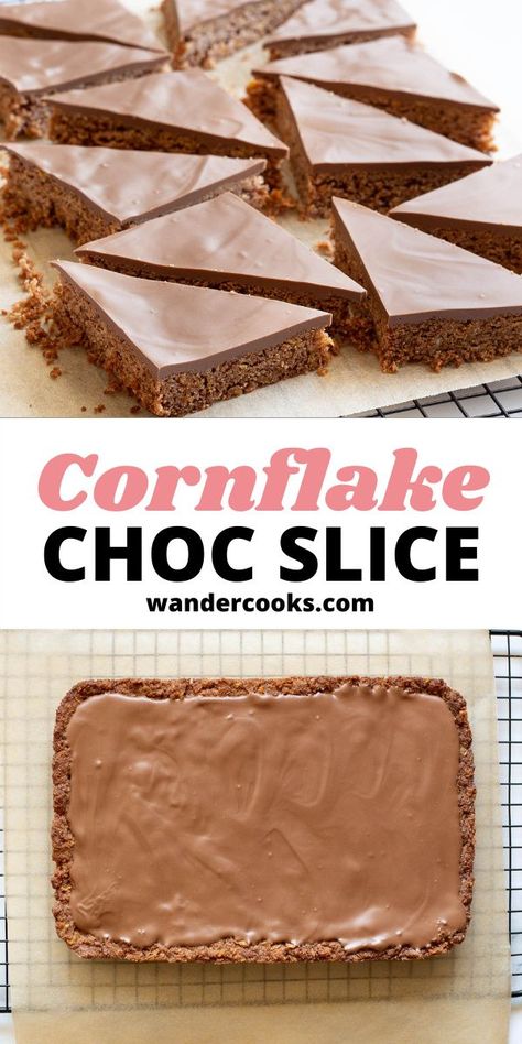 Chocolate Coconut Slice, Crunch Recipe, Coconut Slice, Chocolate Slice, Tray Bake Recipes, Crunchy Snack, Christmas Cooking, Decadent Chocolate, Easy Baking Recipes