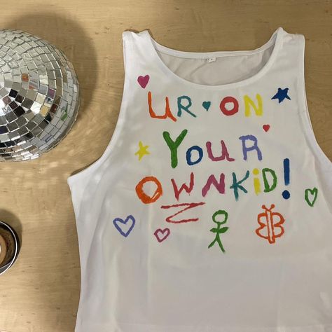 Custom Made Taylor Swift Tank Tops💗🫶🏼 (S,M,L,XL). ... - Depop Diy Tank Top, Taylor Swift Top, Eras Tour Outfits, Eras Outfit, Taylor Swift Tops, Taylor Swift Shirts, Taylor Swift Tour Outfits, Tøp Aesthetic, Swift Tour