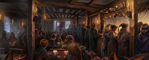 Hogsmeade Village, Classe Harry Potter, Hogwarts Professors, Harry Potter Wiki, Art Harry Potter, Three Broomsticks, Harry Potter Illustrations, Harry Potter Wizard, The Prisoner Of Azkaban