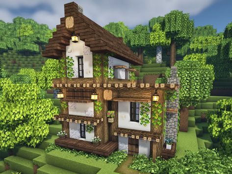 Terracotta Minecraft House, Terracotta House Minecraft, Minecraft Terracotta House, Houses For Minecraft, Minecraft Terracotta, House Build Minecraft, Castle Blueprints, Cottagecore Houses, Terracotta House