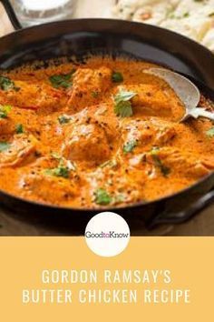 Homemade Butter Chicken Sauce, Butterchicken Indian Recipe, Butterchicken Indian, Gordon Ramsay Butter Chicken Recipe, Gordon Ramsay Butter Chicken, Butter Chicken Sauce, Indian Dinner Recipes, Gordon Ramsay Recipe, Vegetable Appetizers