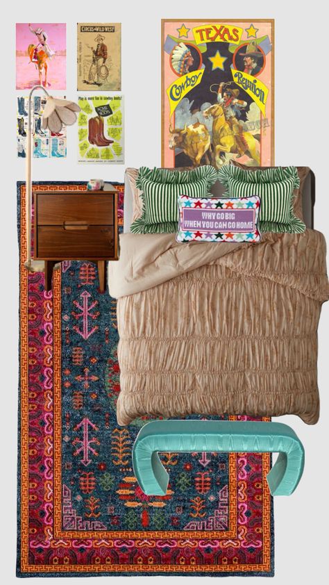 Eclectic Girly Decor, Eclectic Cowgirl Decor, Eclectic Cowgirl, Maximalist Boho, Beach House Room, Barn House Interior, Artistic Room, Cowgirl Decor, Home Finds