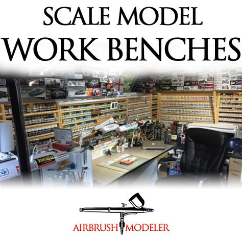 Model Building Workspace, Airbrush Spray Booth, Hobby Desk, Scale Model Building, Viper Gts, Work Benches, Model Truck Kits, Hobby Craft, Modeling Techniques