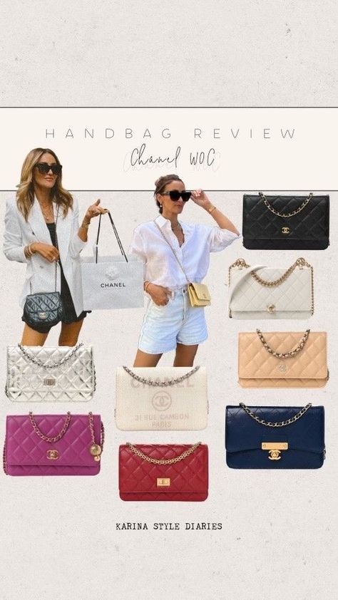 Visit here to check out Chanel Wallet on Chain 2022 Review + How I Style it on Karina Style Diaries! If you are looking for Chanel wallet on chain ideas, then this is the blog post for you! Get inspired to try out this designer wallet on chain. You will love this Chanel wallet on chain review this blog post has to offer as well. Be sure to try out this Chanel chain wallet. There is nothing better than having this designer wallet with a chain to complete your fall outfit. Chanel Wallet On Chain Outfit, Wallet On Chain Outfit, Wallet On Chain Chanel, Chanel Chain Wallet, Chain Outfit, Chanel Wallet On Chain, Karina Style, Shopping Bag Design, Chain Ideas