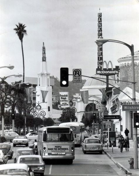 Westwood Village 1960's Vintage View, Volkswagen Beetles, Valley Girl, Hollywood Homes, West Los Angeles, California History, San Fernando Valley, Vintage Los Angeles, Vintage California