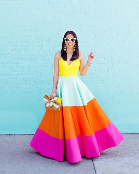 r o s i e  c l a y t o n on Instagram: “No, I won’t back gown 🎶👗 Details to this color block dress (60% off- runs a size small) and similar styles via my profile link!…” Colour Blocked Dresses, Color Block Fashion, Testosterone Boosting Foods, Gown Details, Colour Blocking Fashion, Vibrant Wedding, Tulum Wedding, Bright Dress, Style Bundle