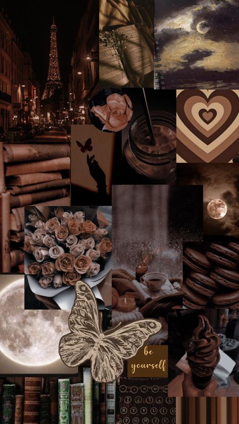 #journal #collage #brown #asthetic Dark Brown Asthetics, Aesthetic Brown Collage, Brown Asthetics Photos, Brown Asthetics Wallpaper, Brown Collage Wallpaper, Brown Background Aesthetic, Brown Baddie, Brown Collage, Carpenter Outfits