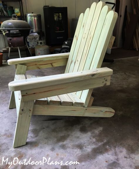 2x4 Adirondack Chair Diy, 2x4 Adirondack Chair Plans Free, Adirondack Chair Diy, Diy Adirondack Chair Plans, Tiki Backyard, Adirondak Chairs, Adirondack Chairs Diy, Chairs Diy, Adirondack Chair Plans Free