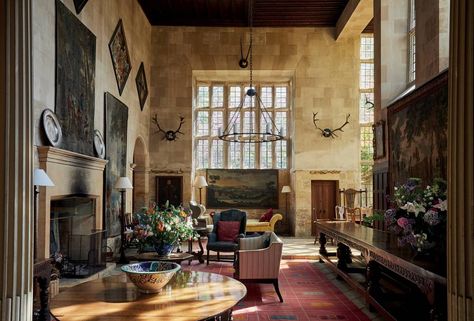 Stanway, Gloucestershire Old English Manor, French Manor House, Cotswold House, New England Farmhouse, English Houses, English Manor Houses, Secret House, Long House, Country House Interior