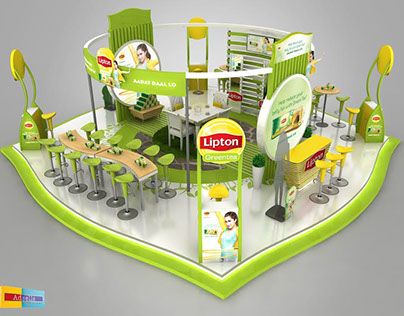 Lipton Tea, Booth Ideas, Behance Portfolio, Industrial Design, Art Direction, New Work, Work On, Portfolio, Tea