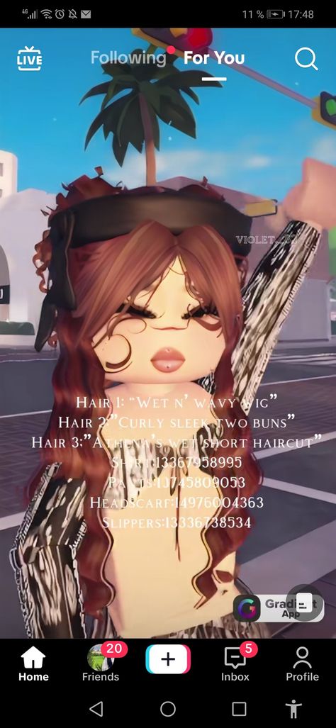 Berry Avenue Curly Hair Codes, Curly Hair Codes Berry Ave, Berry Avenue Outfit Code, Two Buns Hairstyle, Mexican Hairstyles, Latina Baddie, Brown Hair Roblox, Brown Wavy Hair, Hair Codes