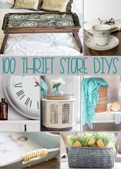 100+ Thrift Store DIY Projects you'll LOVE! | Thrifting DIYs #thriftstore #thrifting #thrifted #diyhomedecor Thrift Store Diy Projects, Thrift Store Upcycle, Diy Home Decor For Apartments, Koti Diy, Thrift Store Makeover, Thrift Store Diy, Diy Hanging Shelves, Thrift Store Decor, Thrift Store Refashion