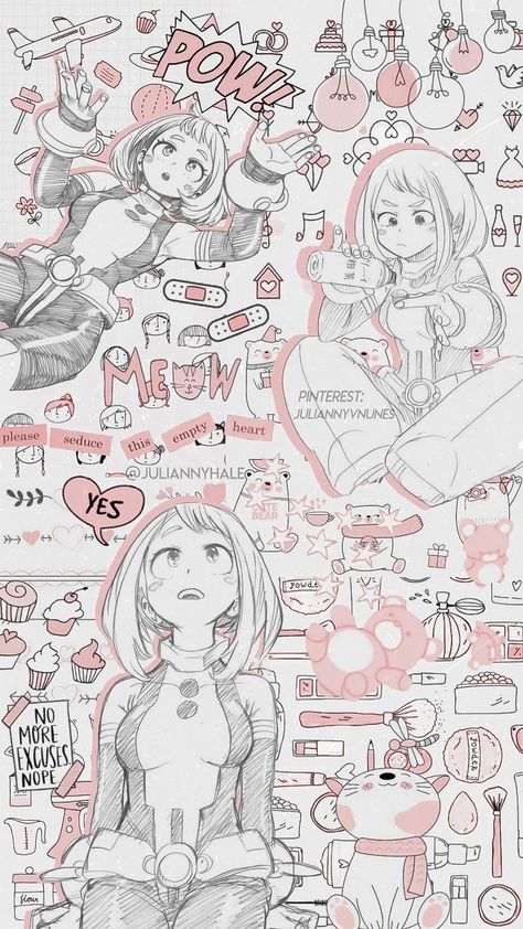 Mha Wallpaper Uraraka, Mha Wallpaper Ochaco, My Hero Academia Wallpaper Uraraka, Uraraka Aesthetic Wallpaper, Mha Uraraka Wallpaper, Ochako Uraraka Wallpaper Aesthetic, Ochako Uraraka Cute, Cute Mha Wallpaper, Ochaco Wallpaper