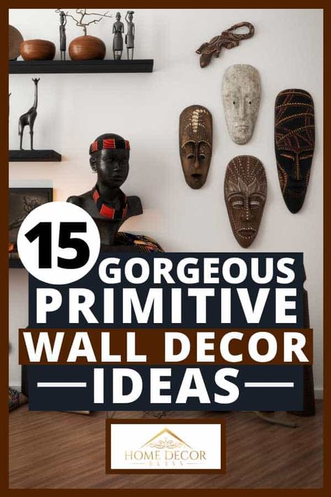 15 Gorgeous Primitive Wall Decor Ideas. Article by HomeDecorBliss.com #HomeDecorBliss #HDB #home #decor Primitive Shelf Decor Ideas, Primitive Wall Decor Ideas, Shelf Decorating Ideas, Shelf Decorating, Primitive Wall Decor, Primitive Shelf, Primitive Style, Wall Decor Ideas, Design Styles