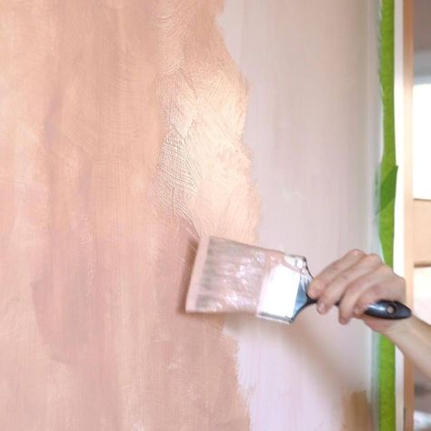 Rose Limewash, Paint Effects On Walls, Limewash Wall, Paint A Wall, Limewash Walls, Wall Painting Techniques, 50k Views, Paint Effects, How To Paint