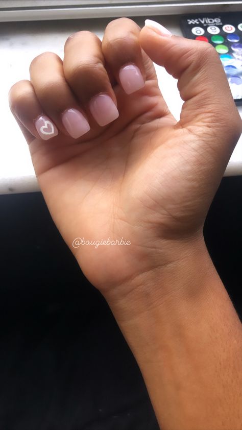 Plane Short Nails, French Tip Short Nail Ideas, Regular Acrylic Nails Short, Natural Round Nail Ideas, Very Short Cute Nails, Extra Short Acrylic Nails, Acrylic Nails Short Square, Women Nail Art, Long Coffin Nails