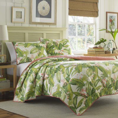 Tropical Bedding, Pink Palm Tree, King Quilt Sets, Tommy Bahama Bedding, Coastal Bedding, Tommy Bahama Home, Best Bedding Sets, Bed Linens Luxury, Quilted Bedspreads