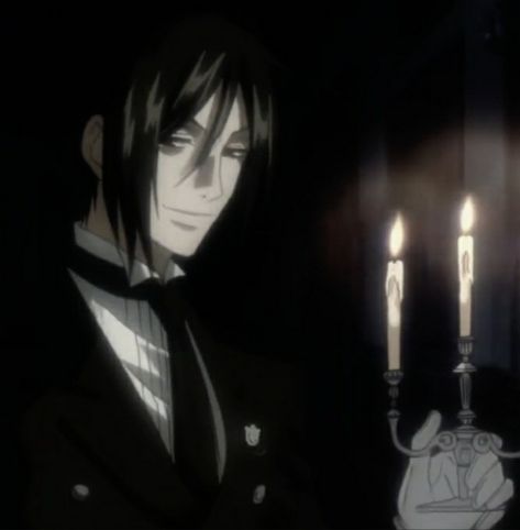 Black Butler Icons, Sebastian Black Butler, Black Butler Sebastian, Sebastian Michaelis, Black Butler Anime, Black Butler Kuroshitsuji, Butler Anime, Ciel Phantomhive, Gothic Aesthetic