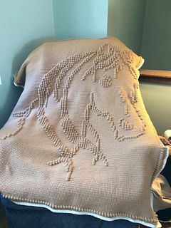 Horse Blanket Pattern, Crochet Bobble Blanket, Bobble Stitch Crochet Blanket, Crochet Blanket Stitches, Bubble Stitch, Puff Stitch Crochet, Bobble Stitch Crochet, Bobble Crochet, Horse Blanket