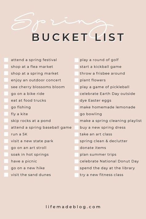 Bff Bucket List, Spring Bucket List, Best Friend Bucket List, Paris Bucket List, Bucket List For Teens, Bucket List Life, Bucket List Ideas, Spring Fun, Fall Bucket List