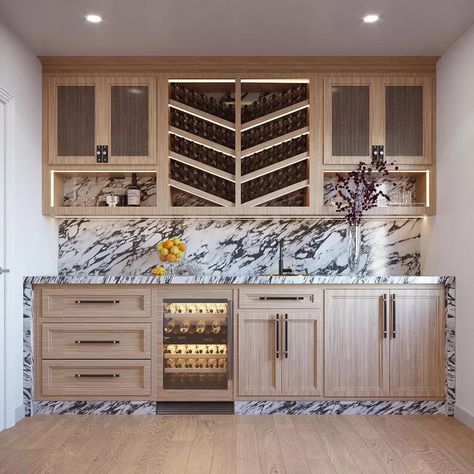 Wet Bar With Pantry, Wet Bar Must Haves, Walk Up Wet Bar Ideas, Moody Wet Bar Ideas, Coastal Wet Bar, Custom Bars For Home, Wet Bar Ideas With Sink, Kitchen Wet Bar Ideas, Office Wet Bar