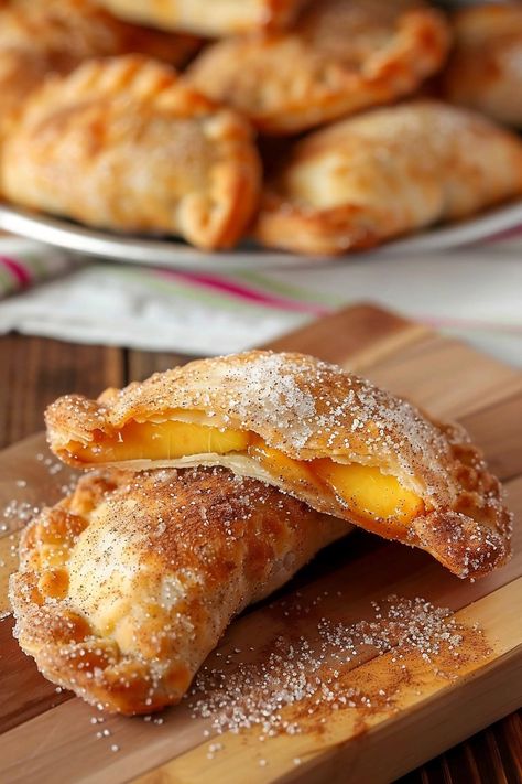 Peach Cobbler Hand Pies, Fried Peach Cobbler Hand Pies, Peach Mango Pie Recipe, Peach Hand Pies Canned Peaches, Easy Hand Pie Dough, Easy Hand Pie Recipes, Recipes Using Canned Peach Pie Filling, Pie Filling From Canned Peaches, Peach Pie Scones