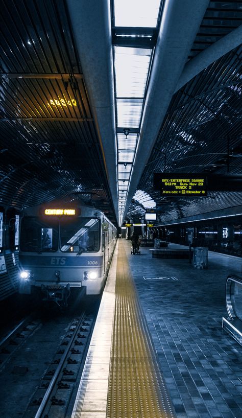 Subway Photography, Perspective Pictures, Photoshoot Theme, Apocalypse Landscape, Train Wallpaper, Urban Pictures, Edmonton Canada, Blur Photo Background, Train Photography