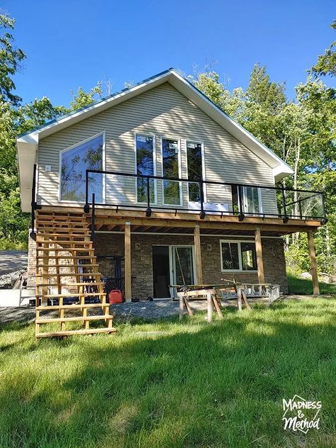 We're building a vacation home (aka cottage) in Northern Ontario called the Rocky Retreat. Here's all the drywall progress at the cottage! Ontario Cottages, Northern Ontario, Country Cabin, The Cottage, Drywall, Ontario, Rocky, Vacation Home, Cottage