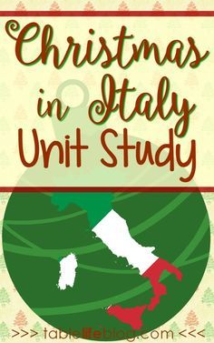 Christmas in Italy Unit Study Christmas Italy, Christmas Activites, Independence Day Activities, Homeschool Holidays, Italy For Kids, Christmas Units, Christmas Lesson, Christmas In Italy, Kindergarten Rocks