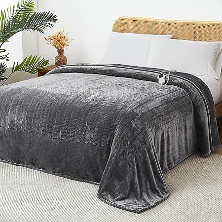 Heated Bed Blanket Queen Size 84"x90" with 10 Heating Levels 8 Hours Auto Off Fast Heating - Electric Blanket Ultra Soft Overheat Protection ETL Certified Grey Heating Blanket, Electric Blanket, Heated Blanket, Twin Blanket, Electric Blankets, Fall Asleep Faster, Improve Sleep Quality, Restful Sleep, Cozy Bed