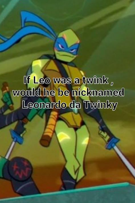 Rottmnt Leo With Hair, Transmasc Leo Rottmnt, Tmnt Trans Leo, Leo X Donnie Rottmnt Fanart, Donnie X Leo Rottmnt, Trans Leo Tmnt, Future Leo Tmnt, Leo Rottmnt Pfp, Leo And Donnie Rottmnt