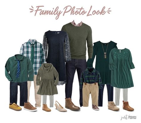 Looking & planning for what to wear for Family Pictures? Here is the great entire look featuring combination of navy and greens! It's a wonderful coordinating look for family photos and so easy to be mixed and matched for a Christmas look! This could be your picture perfect look!  #ShopStyle #shopthelook #justposted #justpostedblog #familypictures #CoordinatingOutfits #Photos #GreenandNavy Wrangler Fashion, Family Christmas Pictures Outfits, Family Photo Outfits Winter, Family Photos What To Wear, Christmas Pictures Outfits, Family Portrait Outfits, Family Photo Colors, Fall Family Photo Outfits, Family Christmas Pictures