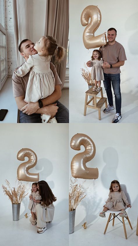 Second Birthday Family Photoshoot, 2 Year Picture Ideas, Birthday 2 Photoshoot, 2nd Birthday Picture Ideas, 2 Birthday Photoshoot Ideas, 2 Year Photoshoot, Two Year Old Pictures, Second Birthday Photoshoot, Second Birthday Photo Shoot