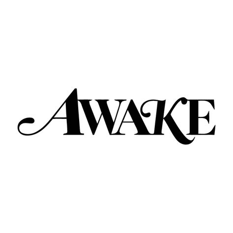 Free download AWAKE NY logo Brand Typography, Awake Ny, Logo Character, Brand Logos, Brand Book, Modern Lifestyle, Png Transparent, Vector Logo, Brand Identity