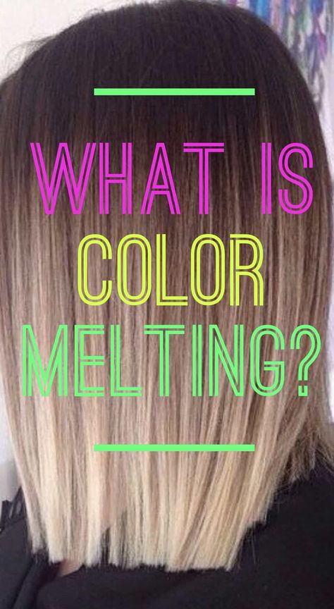 Color Melting Hair, Hair Melt, New Hair Color Trends, Sombre Hair, Color Melt, Diy Hair Color, Hair Color Formulas, Hair Color Streaks, Hair Techniques