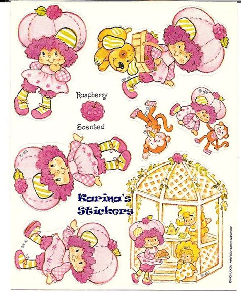 Strawberry Shortcake Raspberry Tart, Strawberry Shortcake Raspberry, 1980s Strawberry Shortcake, Kida Disney, Strawberry Shortcake Cartoon, Raspberry Tart, Strawberry Shortcake Characters, 동화 삽화, Raspberry Tarts