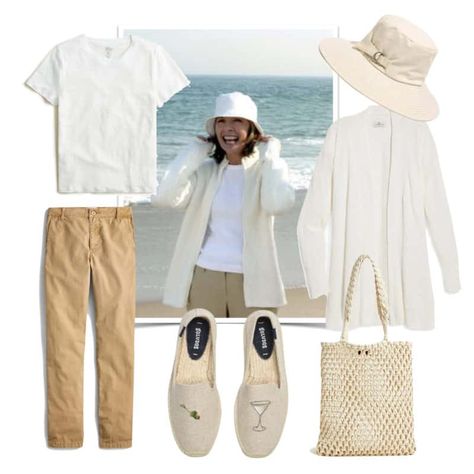 Grandmother Clothes, Capsule Wardrobe Accessories, Coastal Clothing, Coastal Fashion, Grandma Fashion, Coastal Granddaughter, Coastal Grandmother, Diane Keaton, Ageless Style