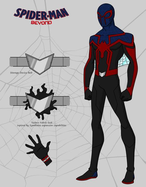 Spiderman 2099 Suit Concept Art, Steve Rogers And Tony Stark, Spiderman Beyond, Spiderman Variant, Spider Man Beyond, Healing Factor, All To Well, The New Avengers, Web Shooters