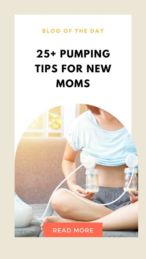 As a new mom, you are likely to be using a breast pump for the first time. Here are 25+ tips to help make pumping easier and more comfortable for you. By following these tips, you can make the most of your pumping sessions and get the most milk possible. First Time Pumping Tips, Pumping And Breastfeeding, Power Pumping, Pumping Tips, Tips For New Moms, Pumping Breastmilk, Milk Storage Bags, Hands Free Pumping, Milk Flow