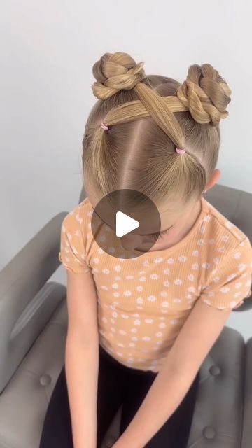 Tumbling Hairstyles For Kids, Short Girl Hairstyles For Kids, School Photo Day Hairstyles, Hairstyles For Nine Year Olds, Toddler Pigtails Hairstyles, Easy Hairstyles For Long Hair Kids, Pig Tails Hairstyles Kids, Pig Tail Hairstyles Kids, Easy Hairstyles For School Kids