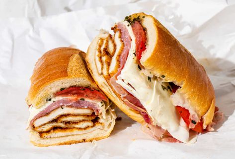 Best Sandwiches in NYC: Good Sandwich Places to Try in New York City - Thrillist Nyc Sandwiches, Elvis Sandwich, Delmonico Steak, New York Deli, Pommes Anna, Kaiser Rolls, Oysters Rockefeller, Italian Sandwich, Deli Sandwiches