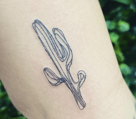 Cactus Tree Tattoo, Fine Line Tattoo Cactus, Cactus Tattoo Fineline, Mexican Cactus Tattoo, One Line Cactus Tattoo, Single Line Cactus Tattoo, Minimal Cactus Tattoo, Cactus Tattoo Minimalist, Fine Line Cactus Tattoo